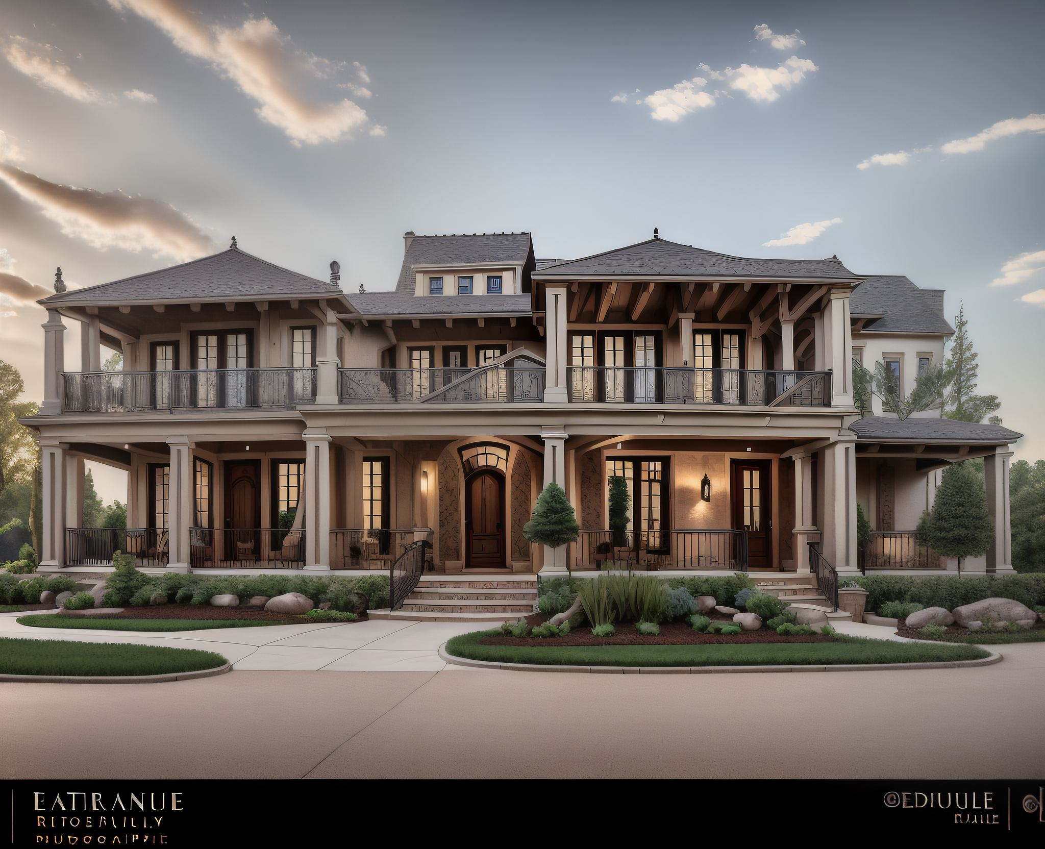 French country House exterior