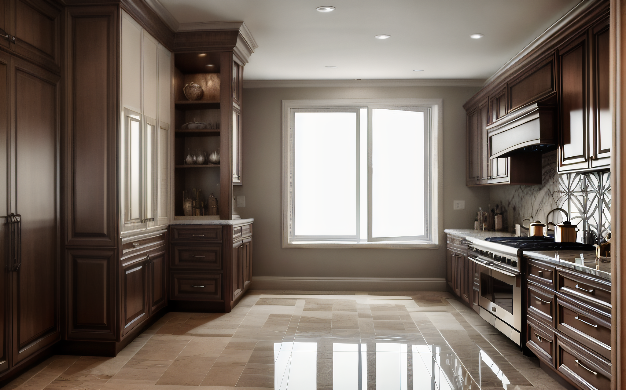 Luxury Kitchen living combo