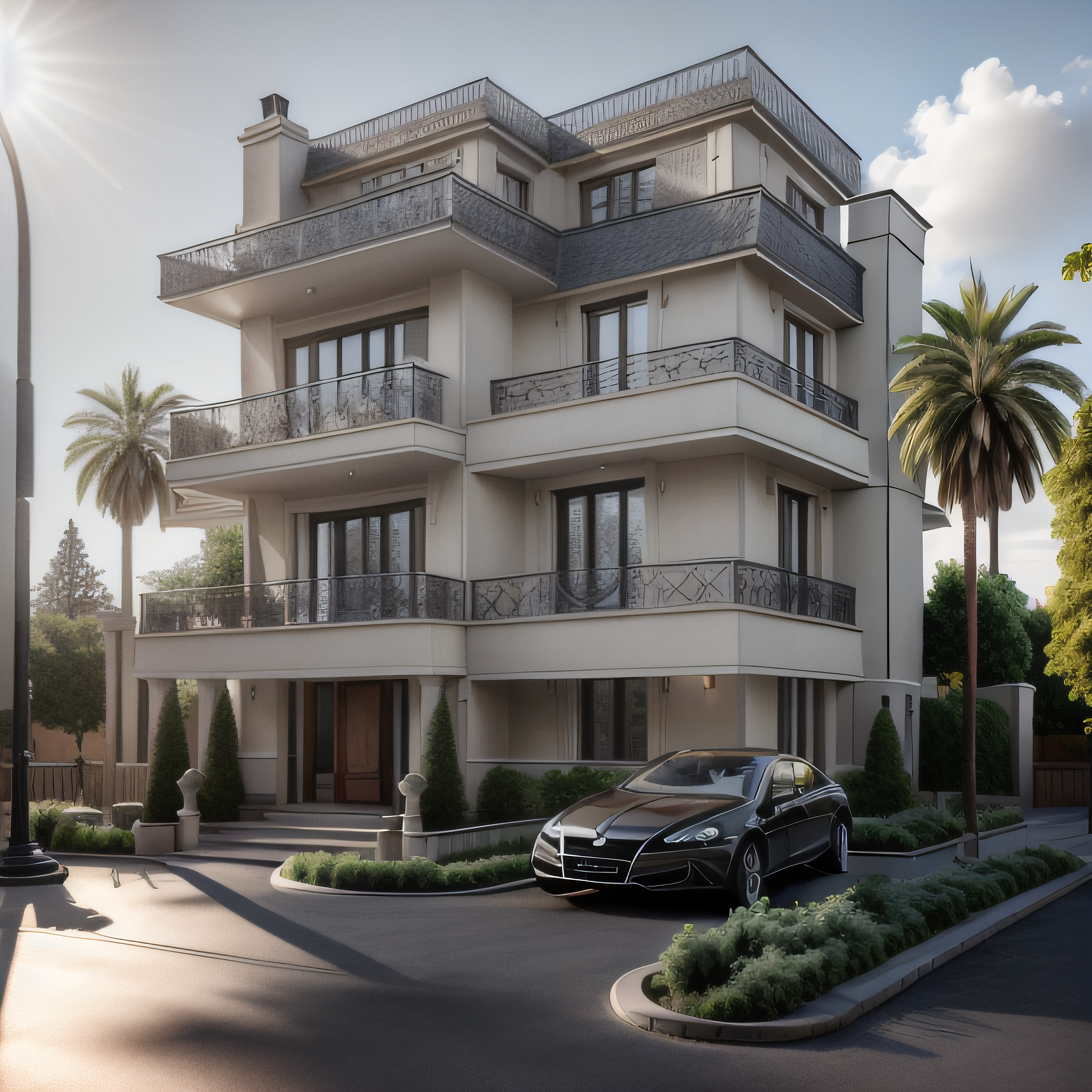 Parisian House exterior