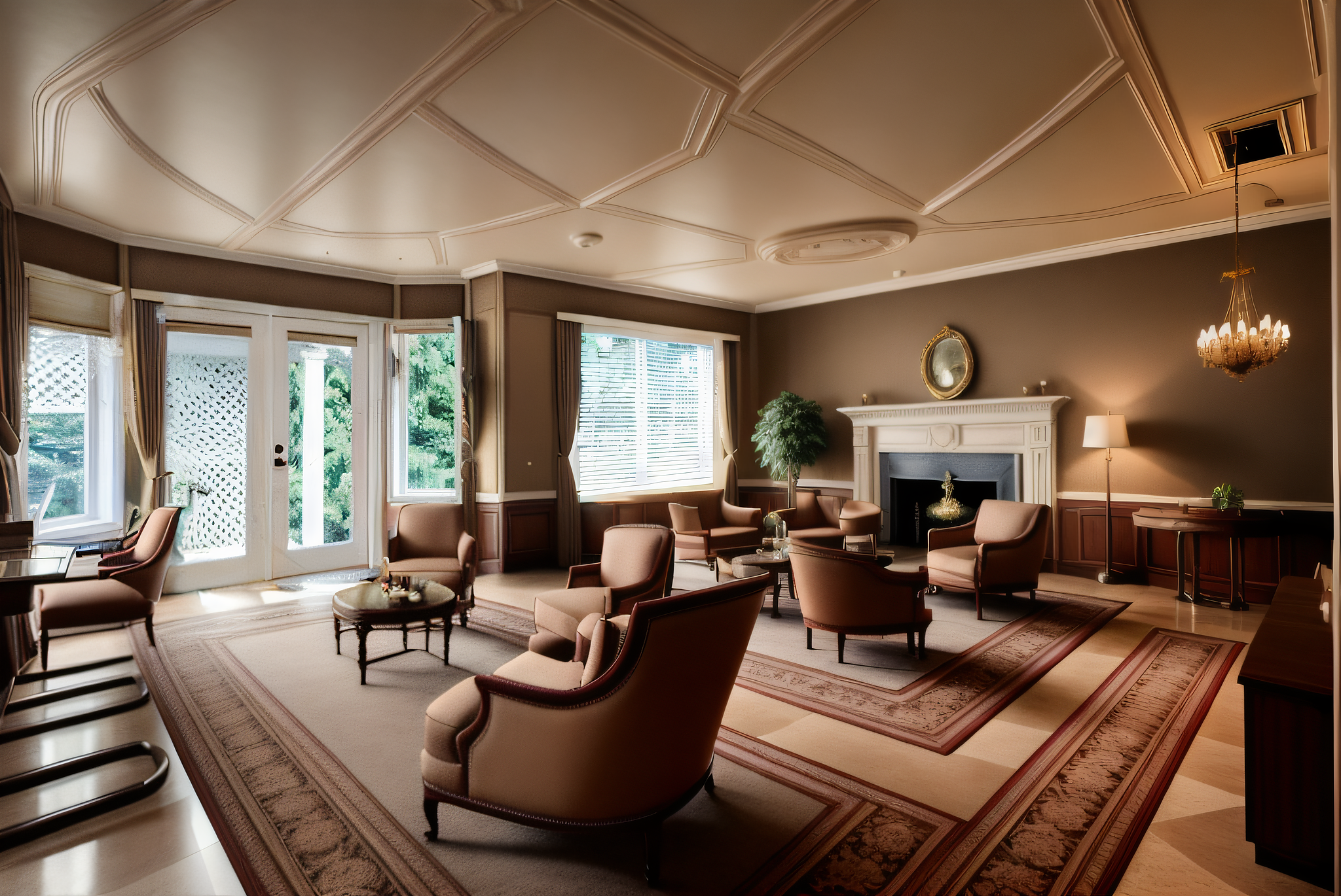 Parisian Hotel lobby