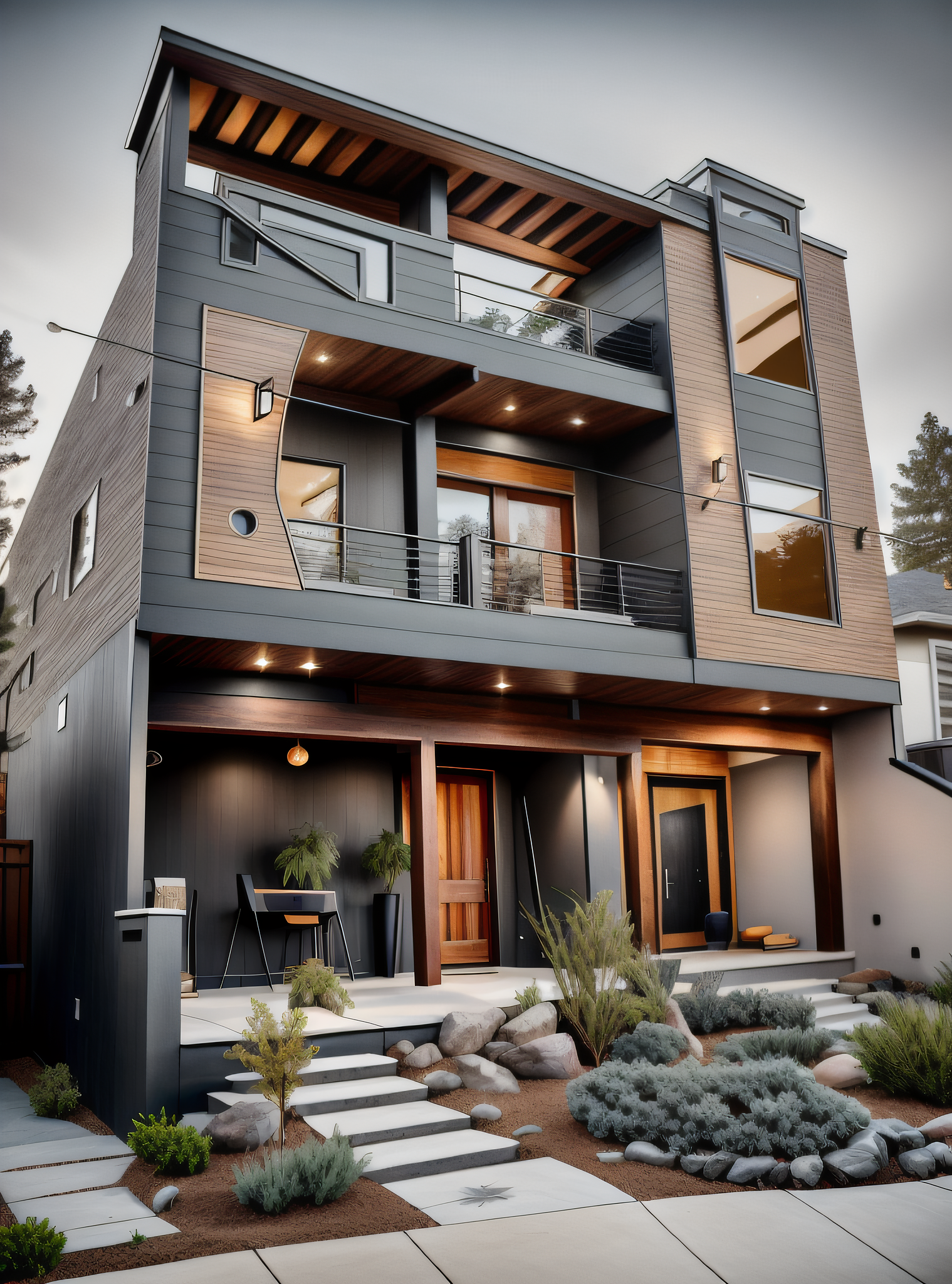 Midcentury modern House exterior