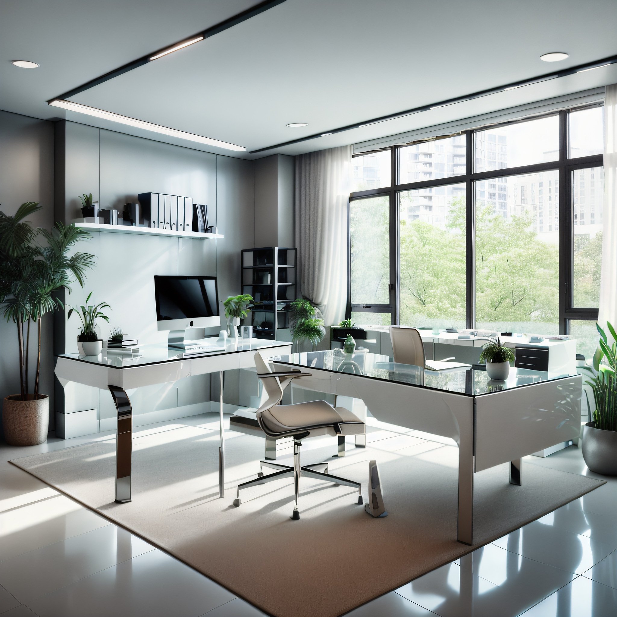 Futuristic Home office