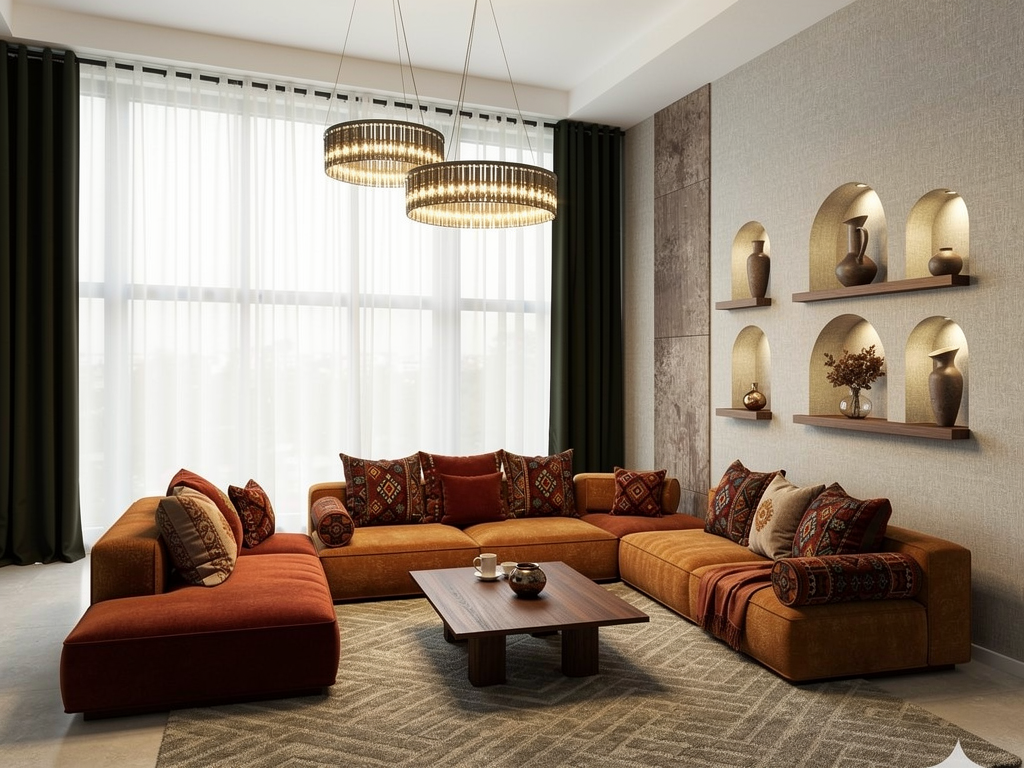 Interior Saudi Irth Asiri Living Room