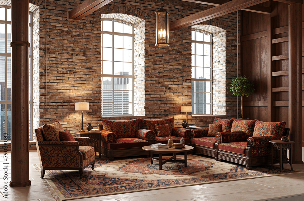 Interior Saudi Irth Hijazi Living Room