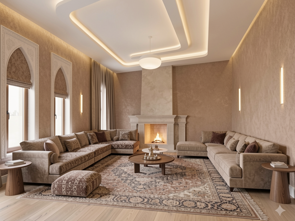 Interior Saudi Irth Salmani Living Room